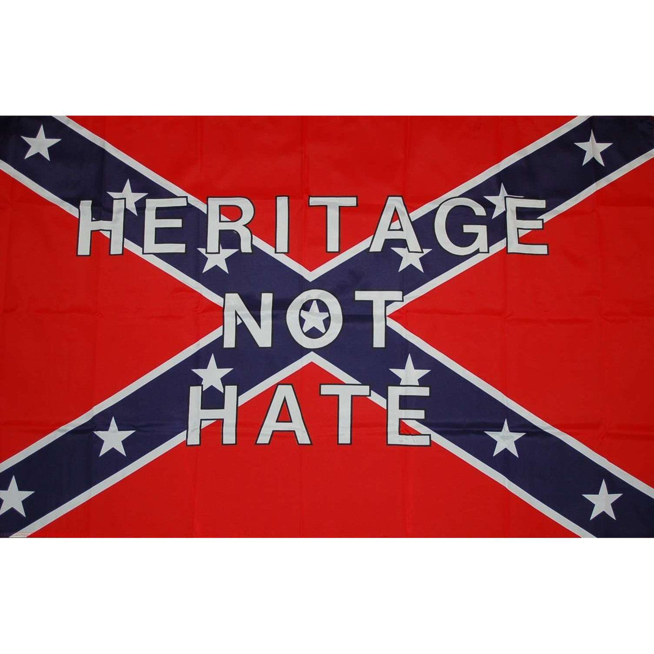 Heritage Not Hate Rebel Flag - 3X5