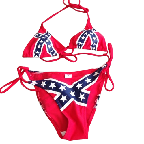 Tradition Confederate Bikini - Red String